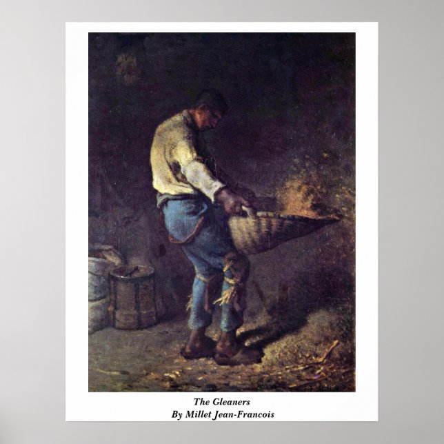 Millets Gleaners (II) Jean-Francois Poster (Framsidan)