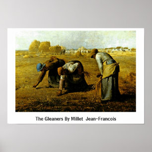 Millets Gleaners (II) Jean-Francois Poster