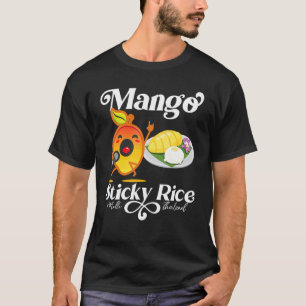Milli Eat Mango Sticky Ris Healthy Food Thailand T Shirt