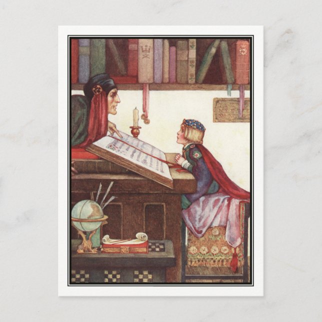 Millicent Sowerby Little Kung Vykort (Framsida)