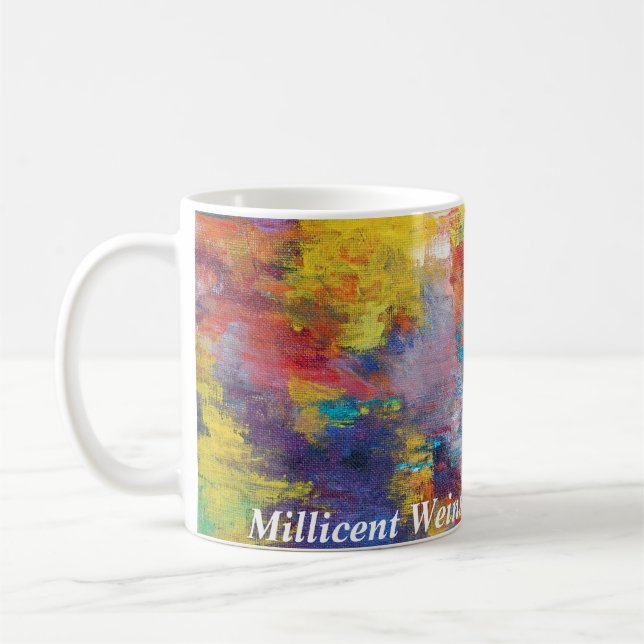 Millicent Weinstein, jubileums- modern konstnär Kaffemugg (Vänster)