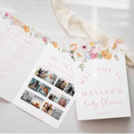 Millie Blommigt Baby Shower Game Booklet
