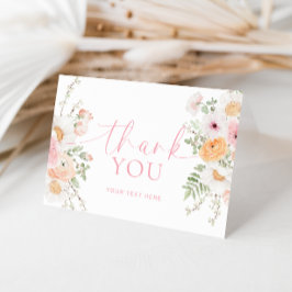 Millie-Blommigten, tillsatt tackkort Kort