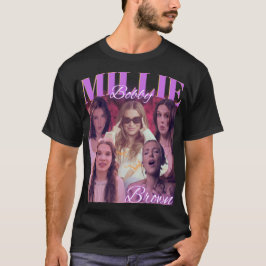 Millie Bobby Brown Aesthetic Collage  T Shirt