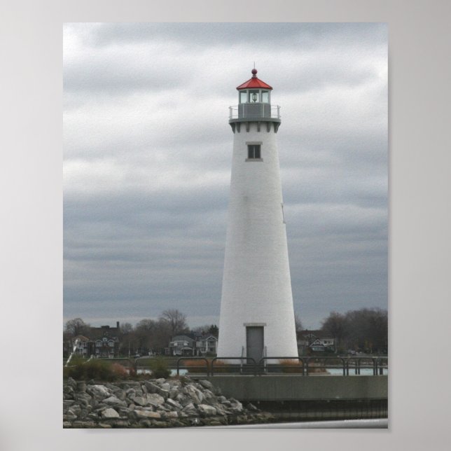 Milliken State Harbour Lighthouse Poster (Framsidan)