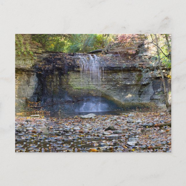 Millikin Falls, QT Metro Park, Columbus, Ohio Vykort (Framsida)