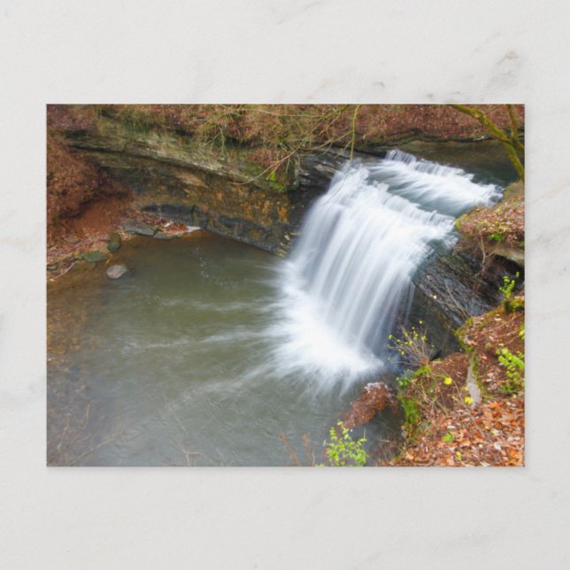 Millikin Falls, Quarry Trails Metro Park, Columbus Vykort (Framsida)