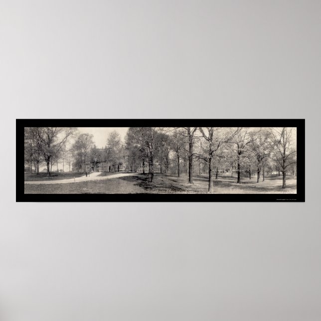 Millikin Universiteten IL Photo 1909 Poster (Framsidan)