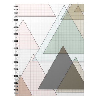 Millimeterpapier Dreiecke graph paper Anteckningsbok Med Spiral