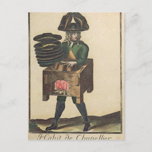 Milliner's Costume Vykort (Framsida)