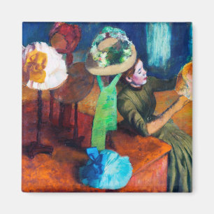 Millinery Shop, Edgar Degas Magnet
