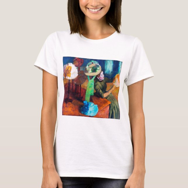 Millinery Shop, Edgar Degas T Shirt (Framsida)