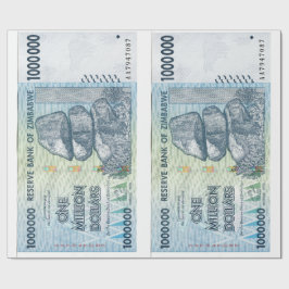 Million Dollar Wrapping Paper Presentpapper