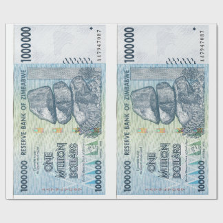 Million Dollar Wrapping Paper Presentpapper