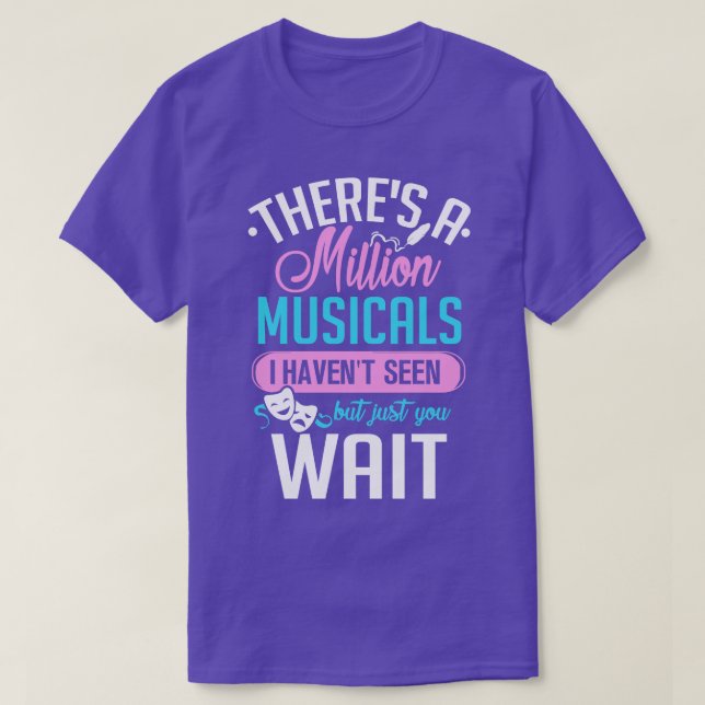 Million Musicals T Shirt (Design framsida)