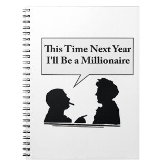 Millionaire Anteckningsbok Med Spiral