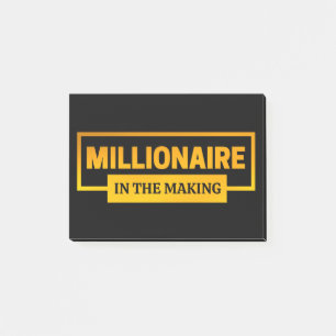 MILLIONAIRE I SKAPAR POST-IT BLOCK