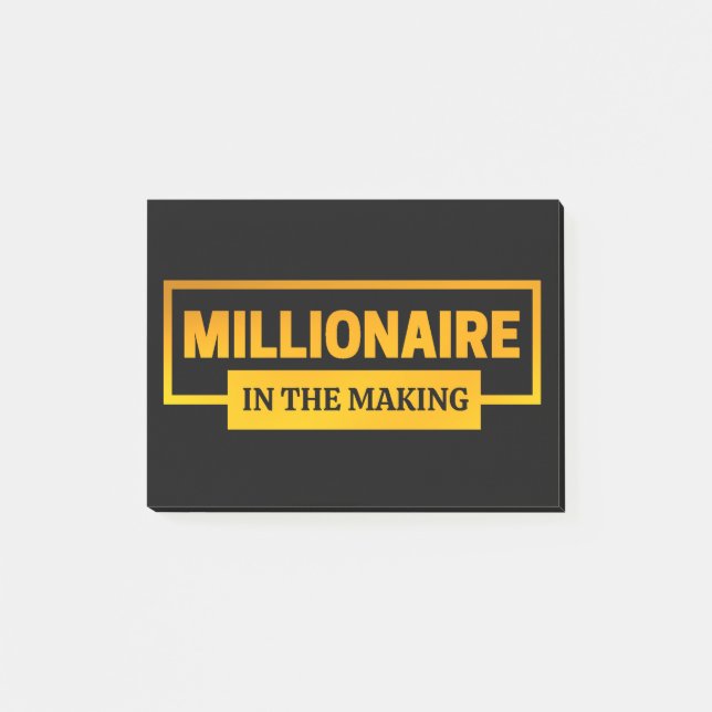 MILLIONAIRE I SKAPAR POST-IT BLOCK (Framsida)