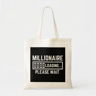 Millionaire-inläsning Vänta Tygkasse