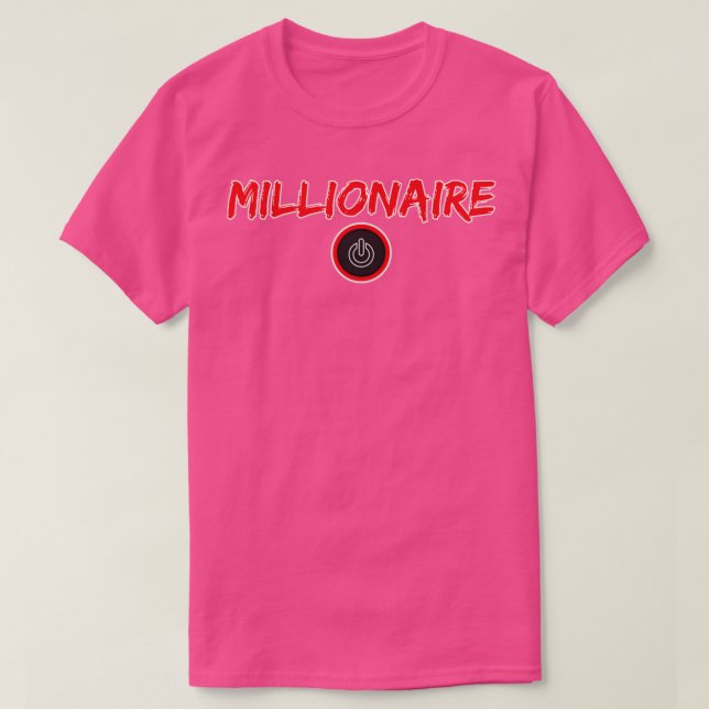 Millionaire-mindset-läge på Coola 1 T Shirt (Design framsida)