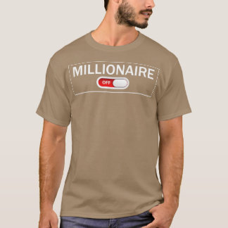 Millionaire-mindset-läge på t shirt