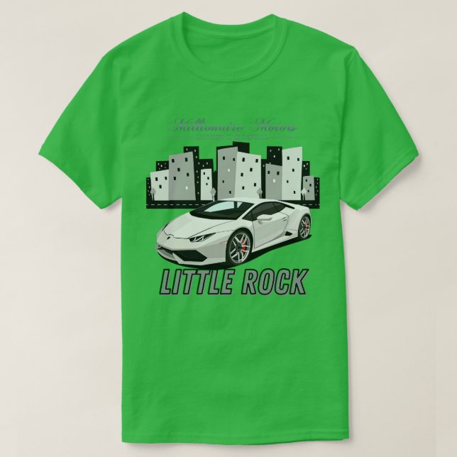 MILLIONAIRE MOTORS LITTLE STEN GRÅTT LAMBO T SHIRT (Design framsida)