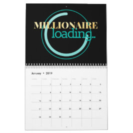 Millionaire som laddar 2019 med Storbritannien Kalender