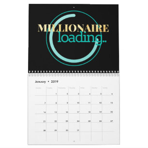 Millionaire som laddar 2019 med Storbritannien Kalender