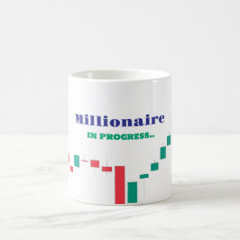 Millionaire under Progress Trader Ceramic Mugg, La Kaffemugg