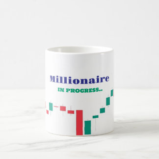 Millionaire under Progress Trader Ceramic Mugg, La Kaffemugg