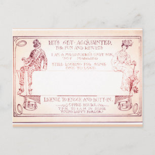 Millionaire Victorian Telefonkort Vykort