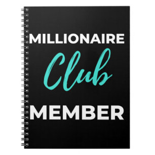 Millionaires Klubb Member Anteckningsbok