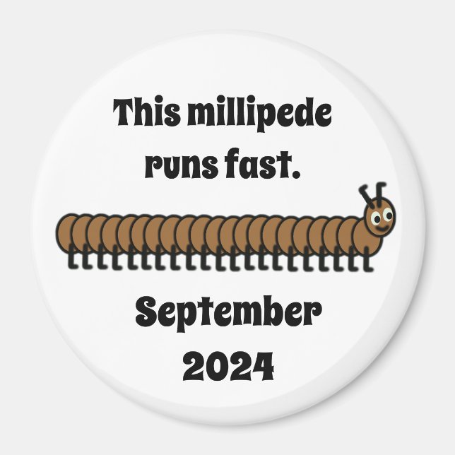 Millipede, brun magnet (Framsidan)