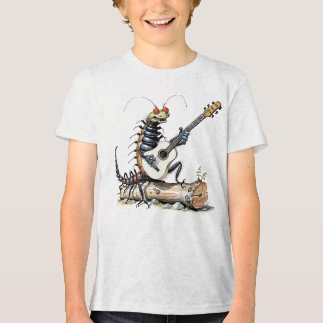 Millipede Guitarist T Shirt (Framsida)