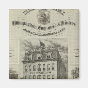 Mills & Company, Des Moines, Iowa Magnet