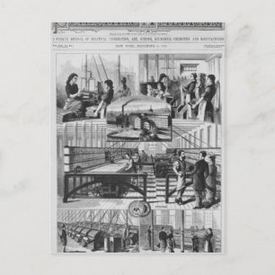 Mills of the Willimantic linen company Vykort