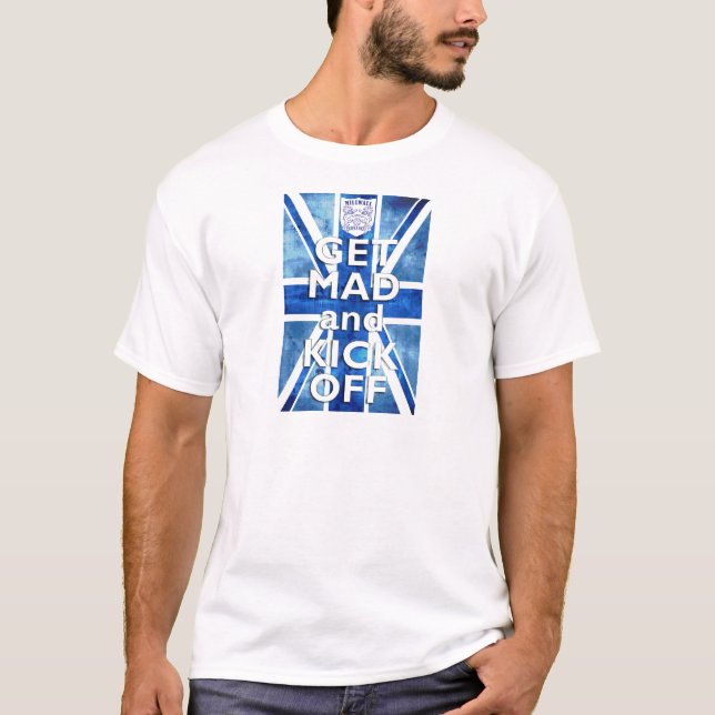 MILLWALL - FÅ TOKIG & SPARKA AV T-SHIRT (Framsida)