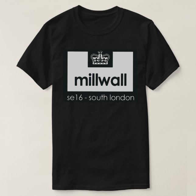 Millwall SE 16 Classic T-Shirt (Design framsida)