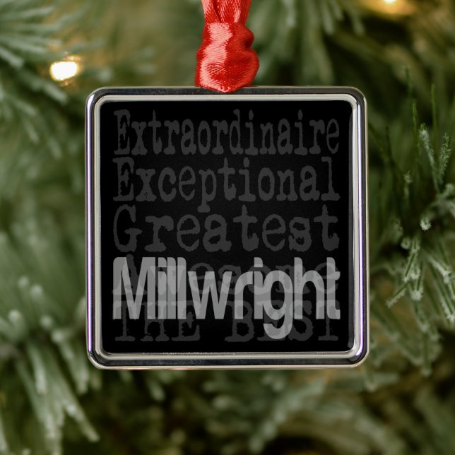 Millwright Extraordinaire Metall Ornament (Träd)