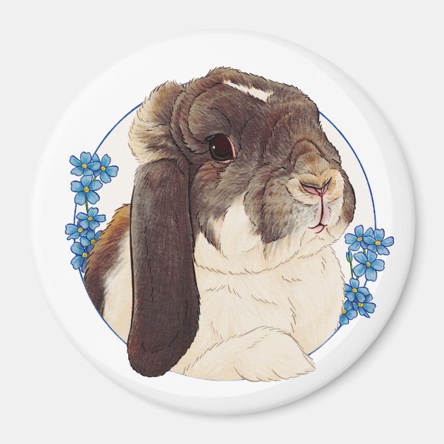 Milly Moo Bunny Magnet (Framsidan)