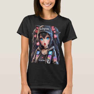 MILLY Q CHICA ANIME INFLUENCER T SHIRT
