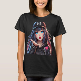 MILLY QUEEN, CHICA ANIME INFLUENCER T SHIRT