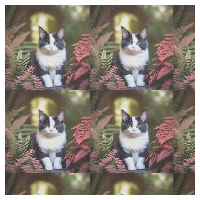 Milly the Ragdoll Cat, Fabric Tyg (Provkarta)