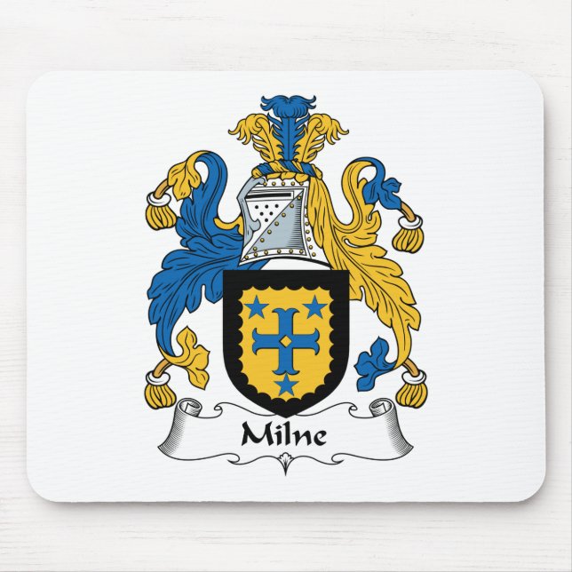 Milne familjvapensköld musmatta (Framsidan)
