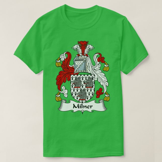 Milner Jackar om Arm Family Crest T Shirt (Design framsida)