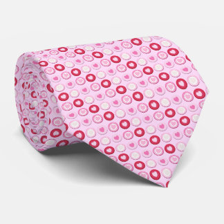 Milo Dale Rosa Hearts Manarna Valentine Necktie Slips