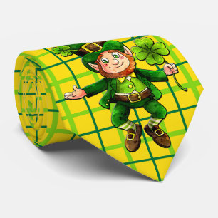 Milo Dale St. Patrick's Day Guld Play Manar Tie Slips