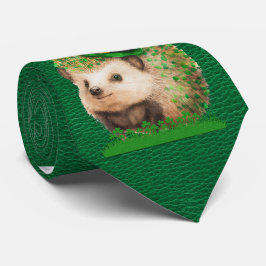 Milo Dale St Patrick's Hedgehog Grönt Manar Tie Slips
