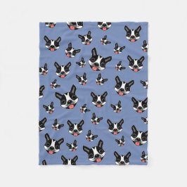 Milo den Boston terrieren Fleecefilt