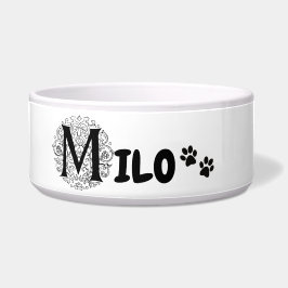 Milo - hundar och namn bowl